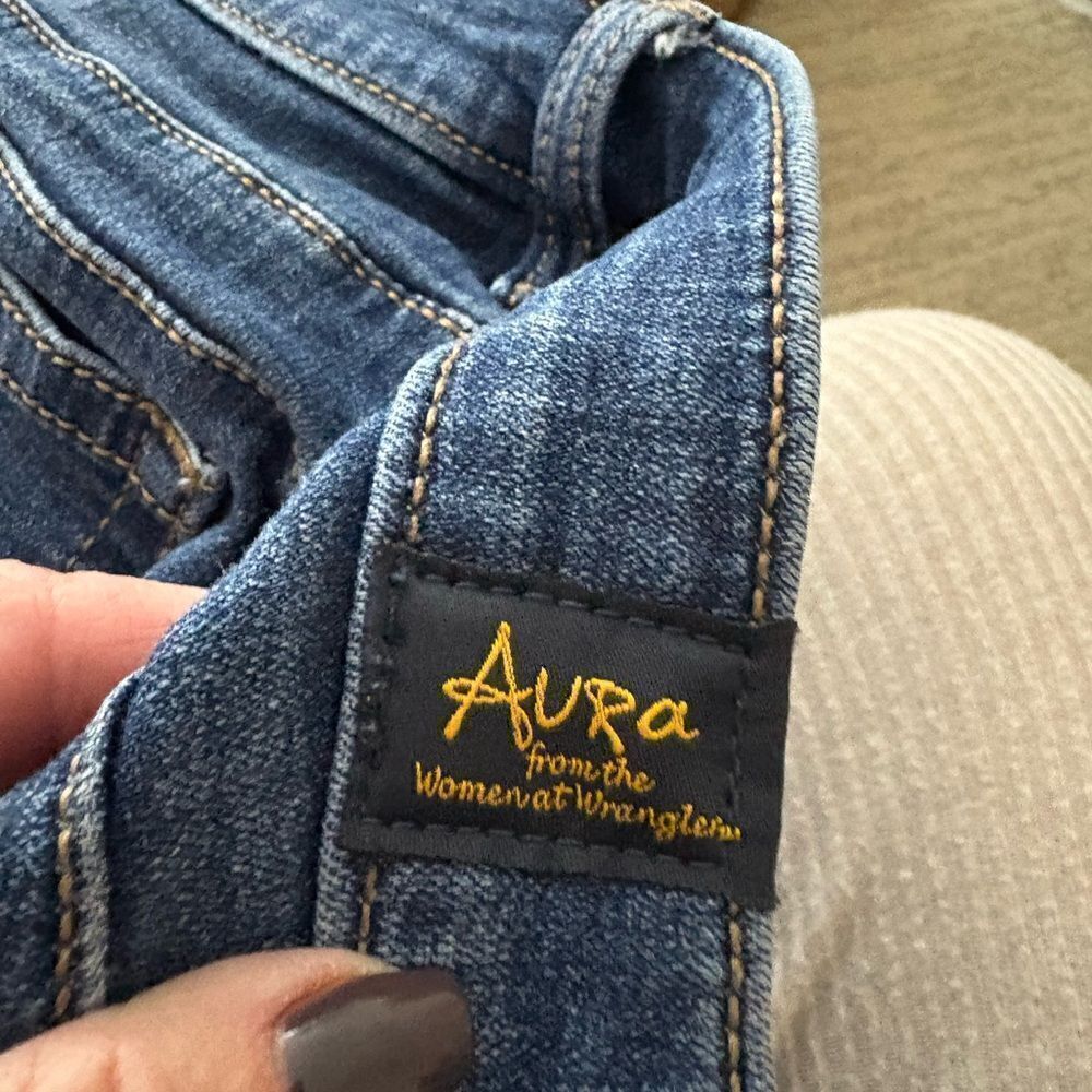 Aura From Wrangler By Women Boot Cut Jeans - Picture 6 of 7